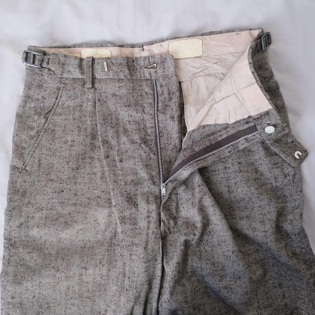 50s 60s USA製 絣 カスリ スラブ レーヨン スラックス