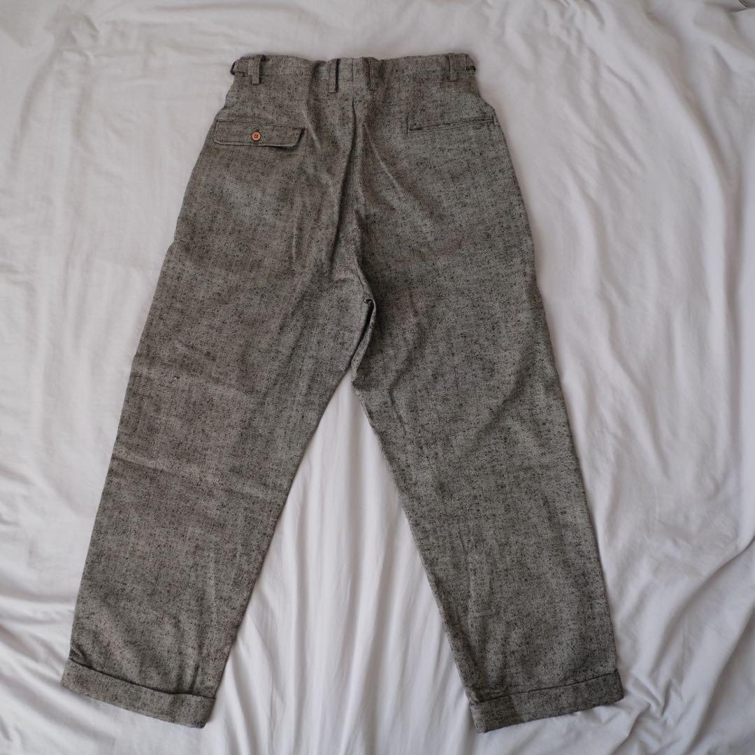 50s 60s USA製 絣 カスリ スラブ レーヨン スラックス