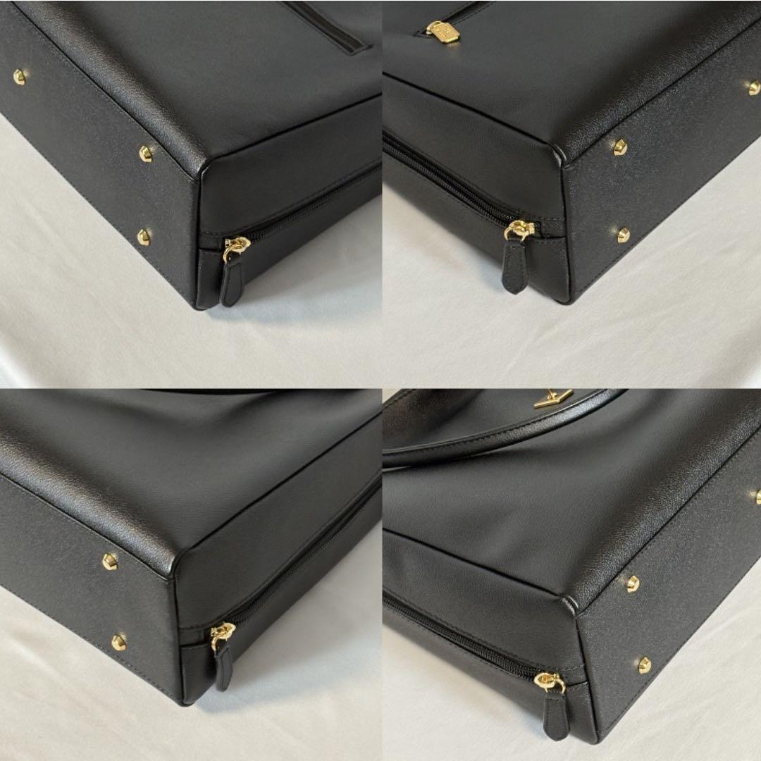 新品未使用　濱野皮革工藝　HAMANO グレースディライトトート　黒　高市総理