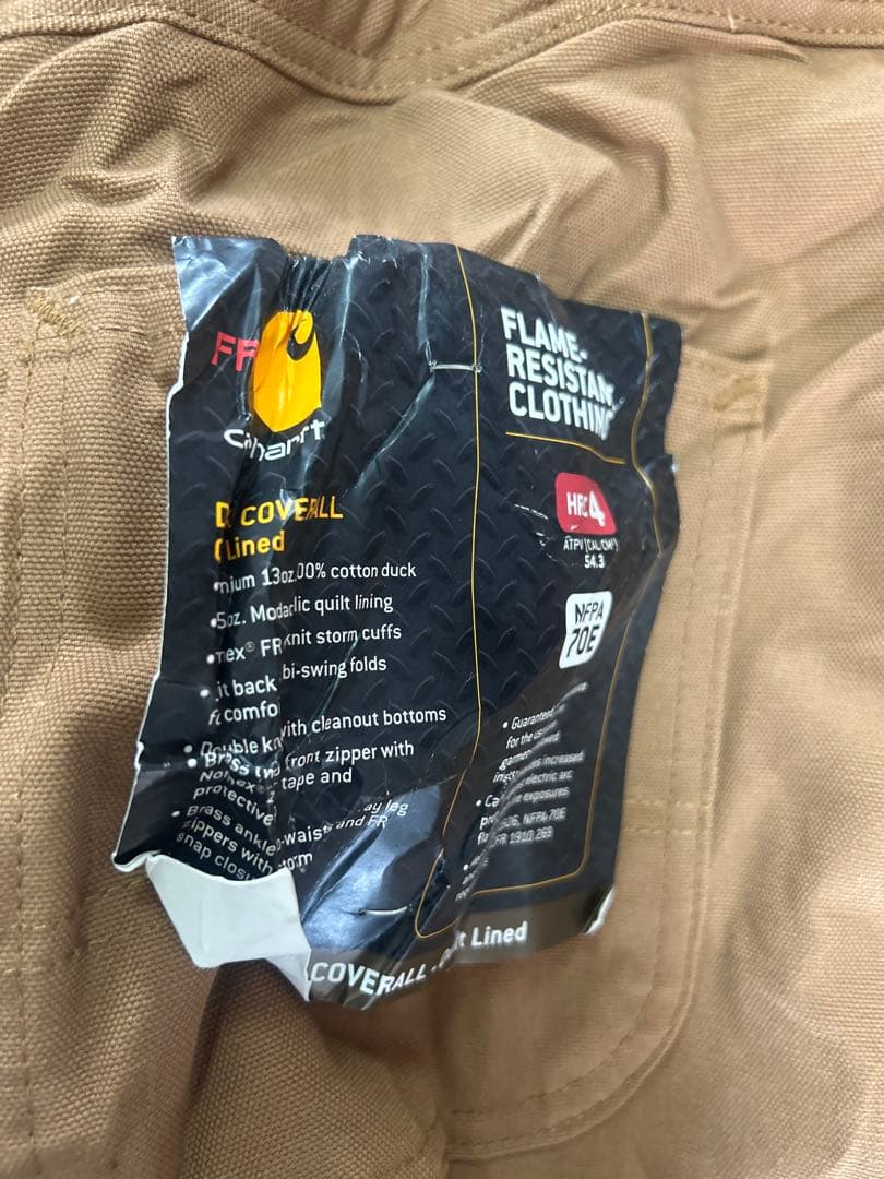 【新品】Carhartt（カーハート）オールインワン つなぎ 4XL