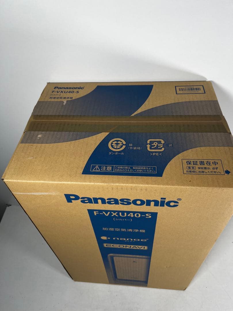 パナソニック 加湿 空気清浄機 ナノイー エコナビ　F-VXU40-S