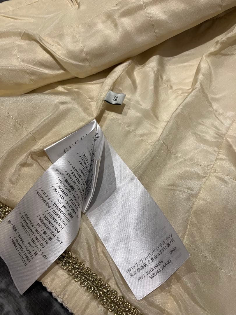 gucci ツイードベスト