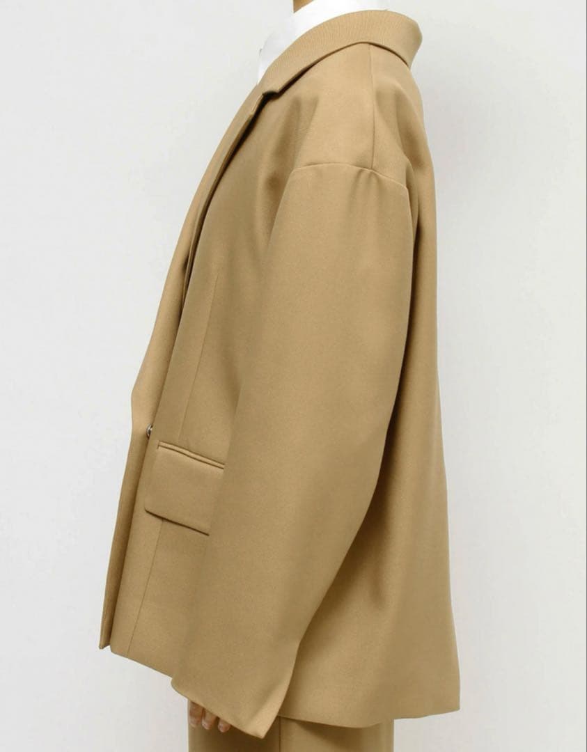 オーバーサイズテーラードジャケット ベージュ ELENDEEK