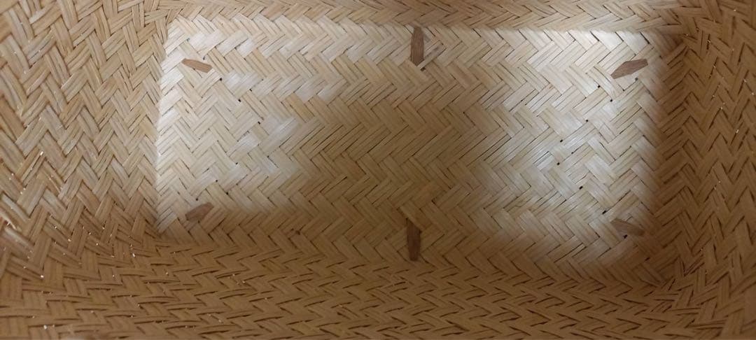 鳥越スズ竹かごバック 新品未使用　極上品