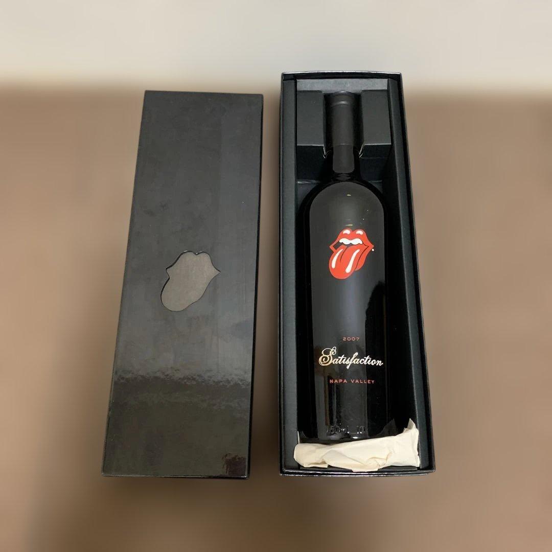 ローリングストーンズオリジナル赤ワイン 「サティスファクション」未開封、箱入り