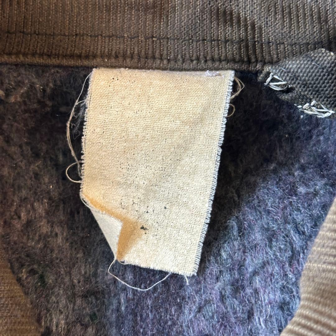 90s Carhartt ミシガンチョアコート ブランケット ブラック L相当