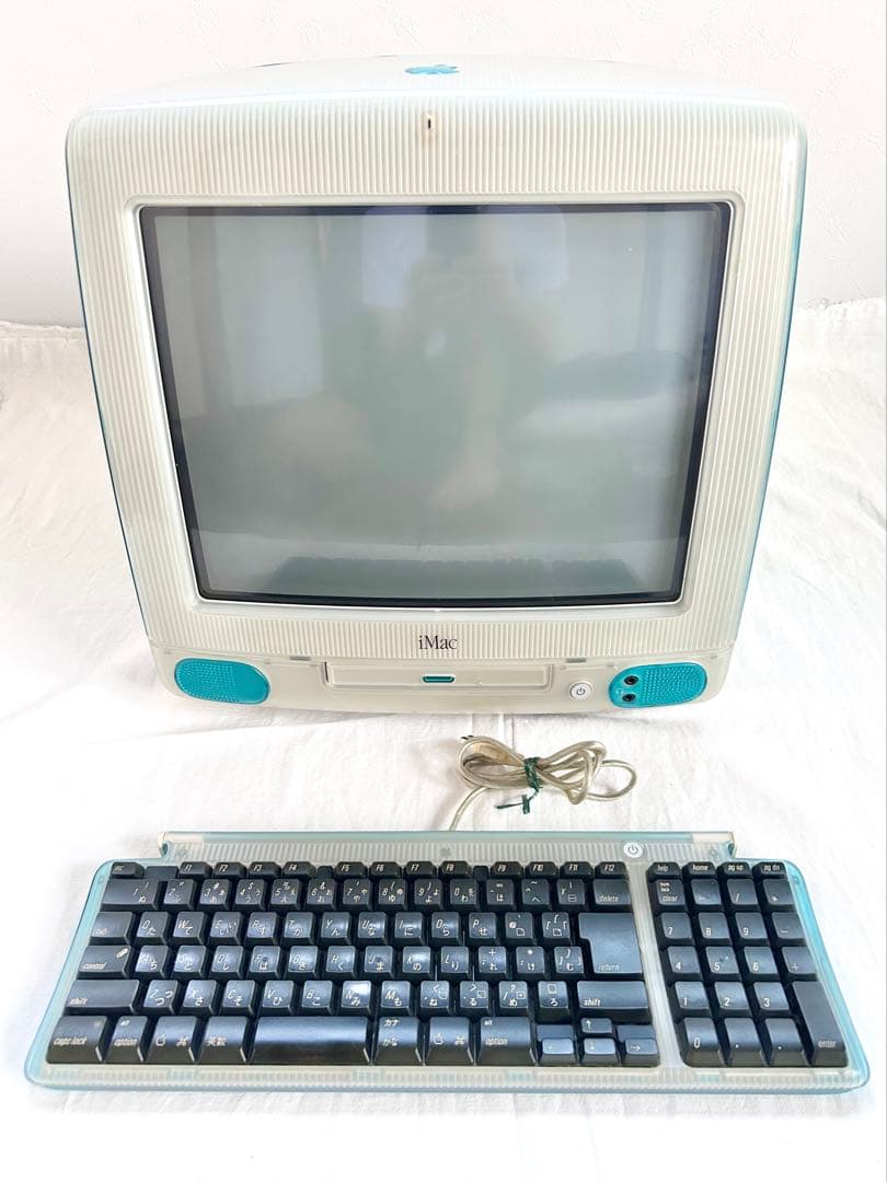 【美品・※エラー有】Apple iMacG3 ボンダイブルー 初代iMac