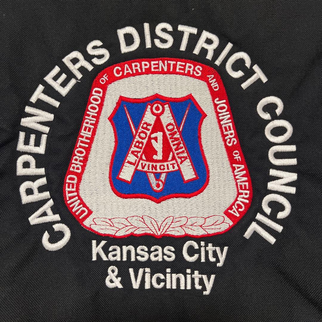 【USA製】Carhartt カーハート裏キルティングベストブラックL古着