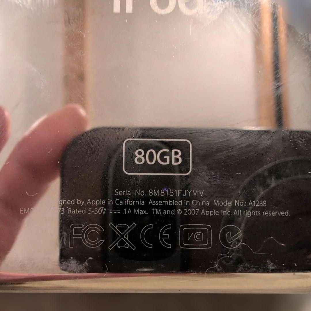 Apple iPod Classic 黒 80GB 第6世代