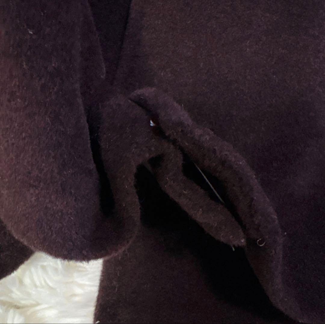 新品 未使用 NEWYORKER アンゴラ 羊毛 ロングコート ウールコート