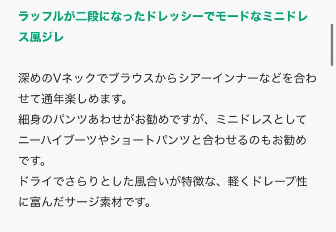 ルフィル le phil ドライウールジレブラウス　2024