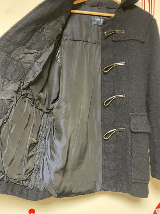 COMME des GARCONS コムデギャルソン ウール縮絨 ダッフルコート