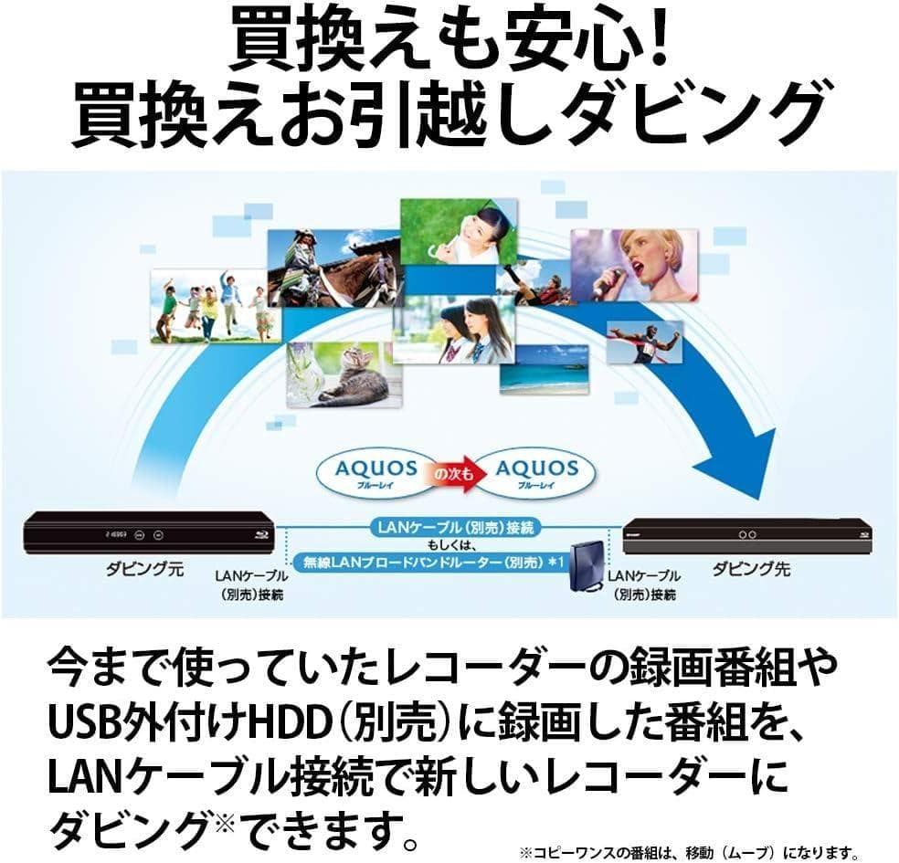 新品　未開封　1TB ブルーレイレコーダー AQUOS 2B-C10BW1