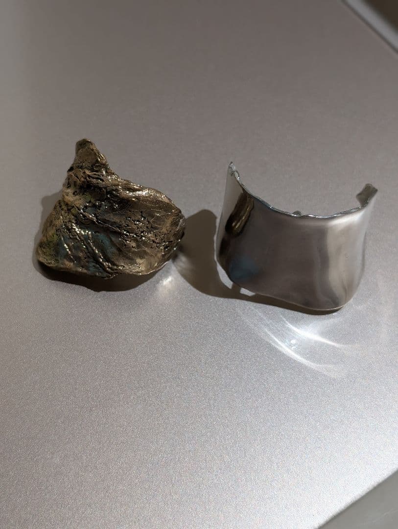 pluieプリュイ　ヘアアクセ　ヘアピアス　リーフヘアピアス