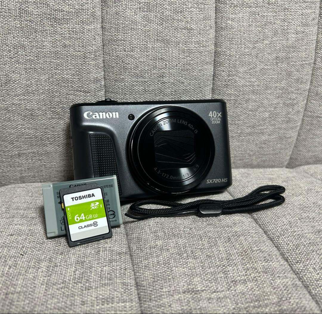 Canon PowerShot SX720HS ブラック