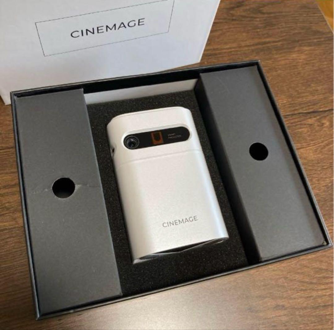 ✨未使用❣️✨CINEMAGE miniプロジェクター♪本体 ホワイト¥49800