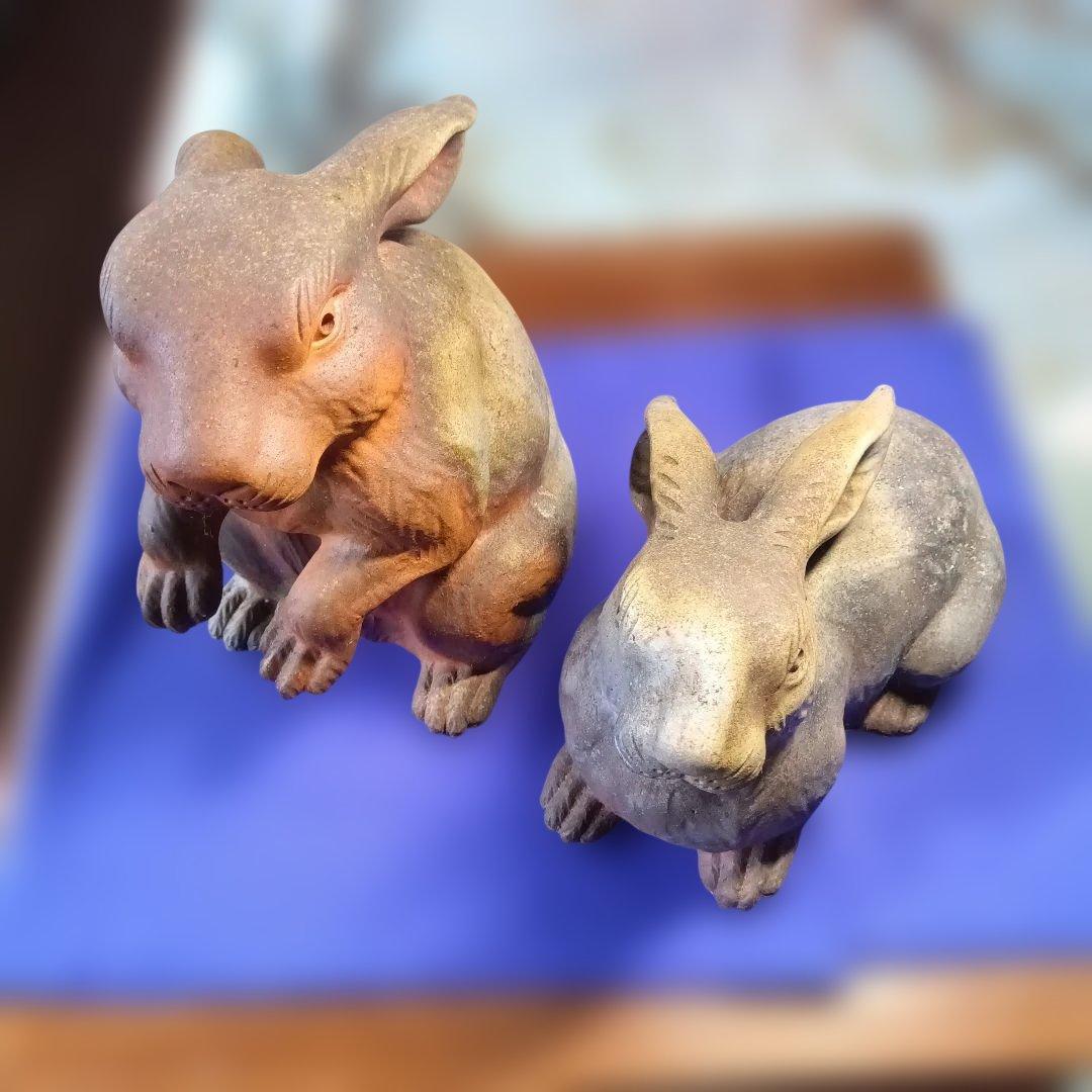 備前焼名工小西陶古作兎