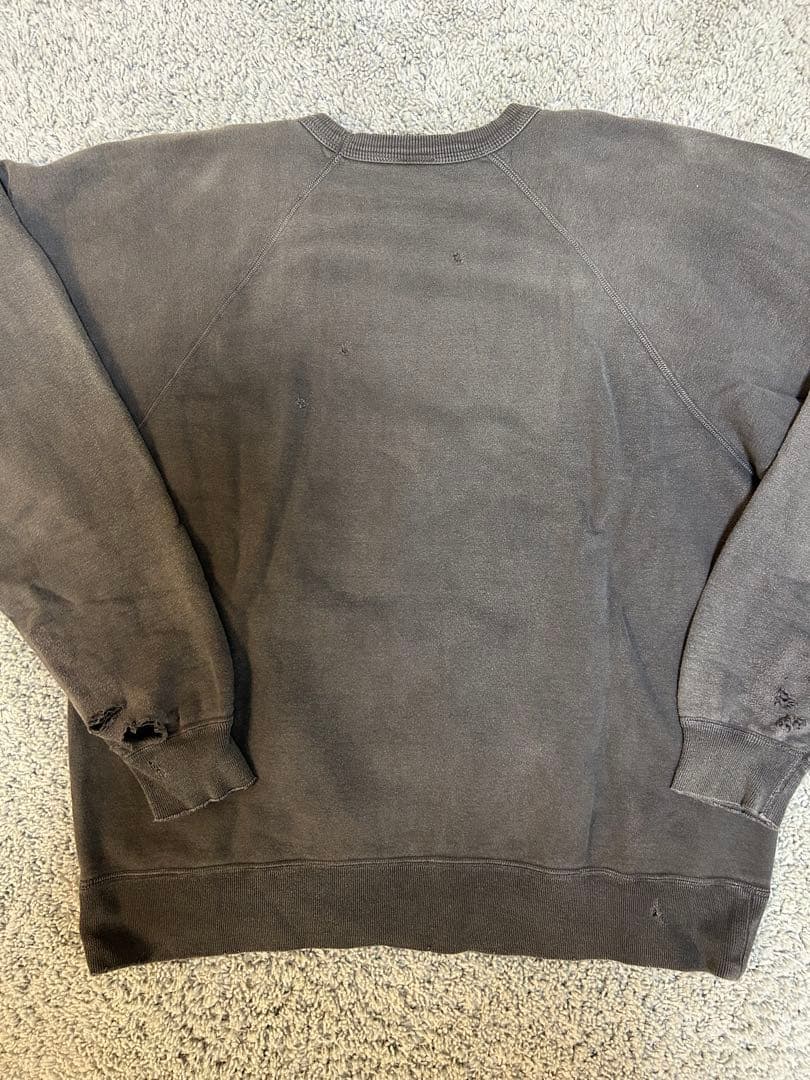 ©SAINT Mxxxxxx XL セントマイケル デニムティアーズ スウェット