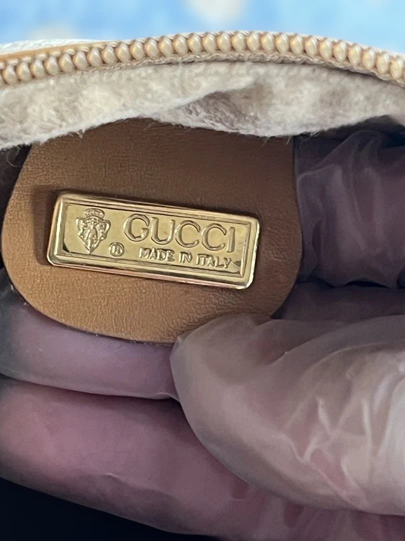 オールドグッチ　マイクロGG ミニボストンバッグ　保存袋付き