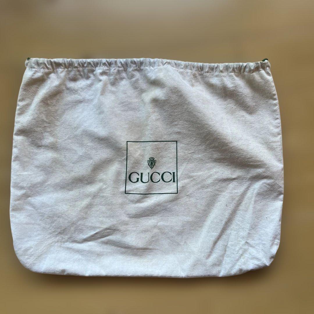 オールドグッチ　マイクロGG ミニボストンバッグ　保存袋付き