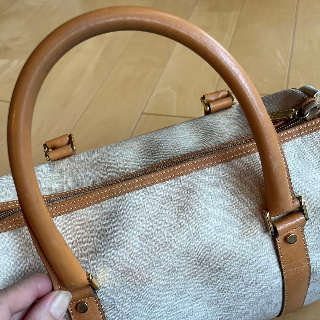 オールドグッチ　マイクロGG ミニボストンバッグ　保存袋付き