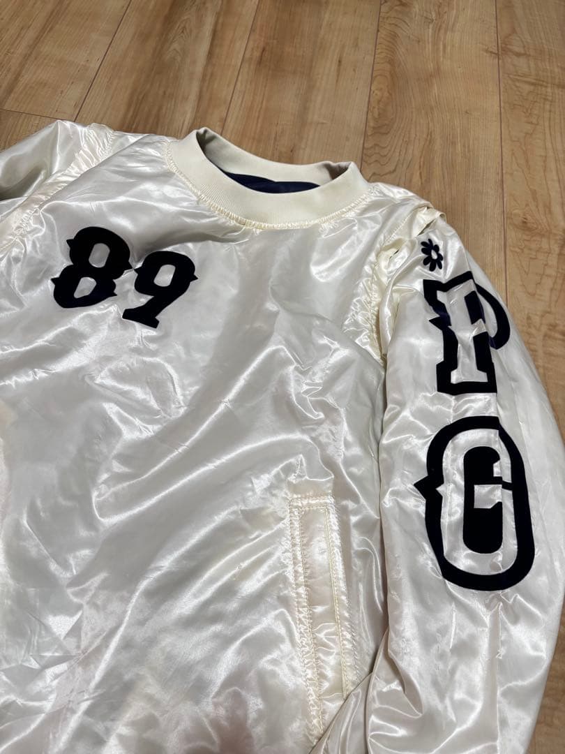 パーリーゲイツ 中綿 リバーシブル プルオーバー