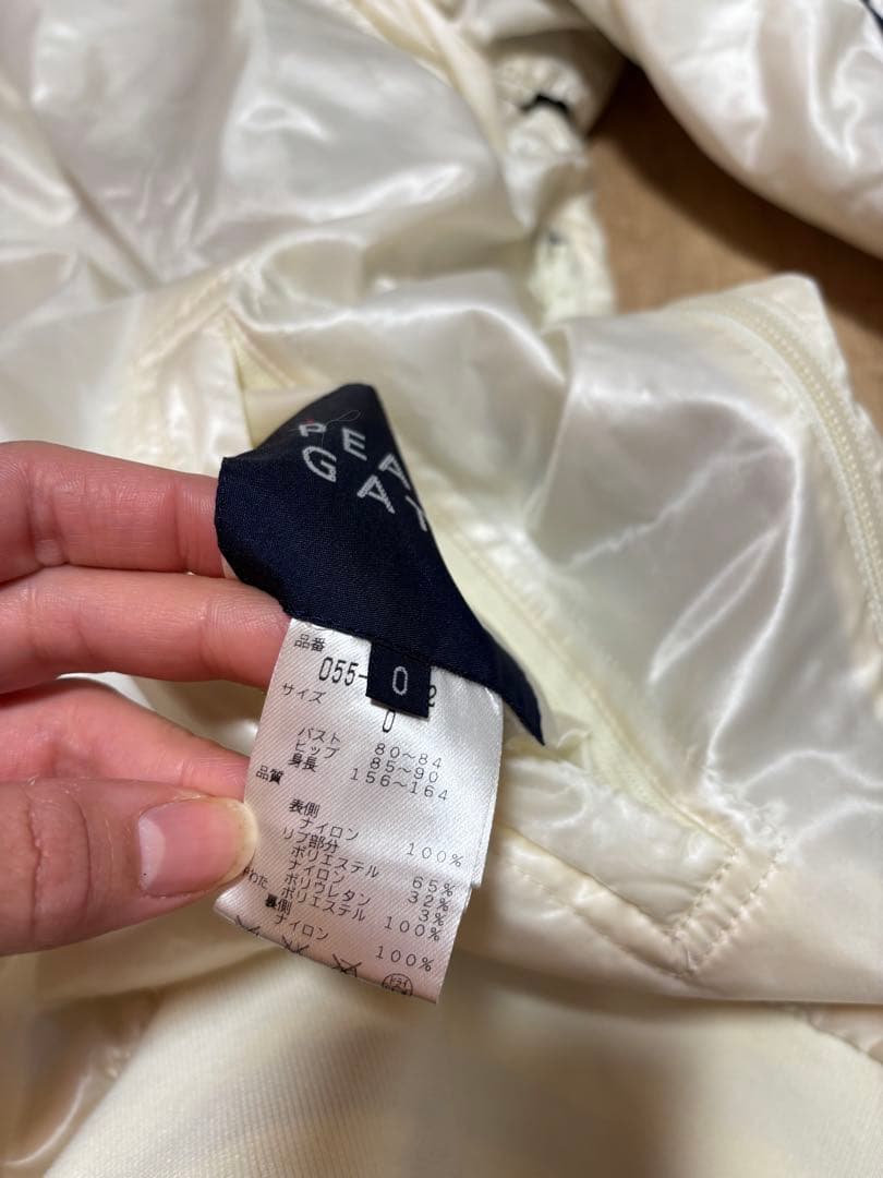 パーリーゲイツ 中綿 リバーシブル プルオーバー