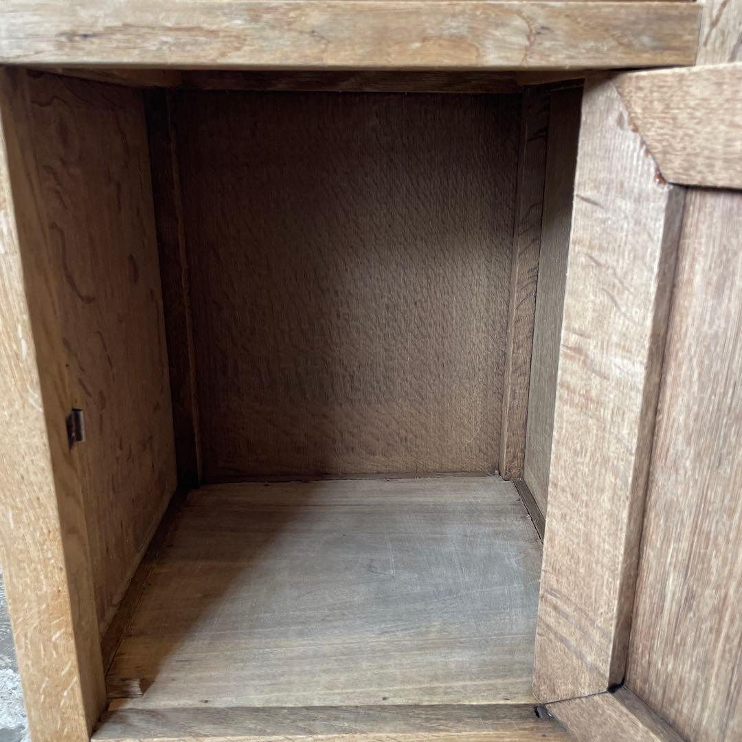 ビンテージ ドロワーサイドテーブル ドロワーベッドサイドテーブル　剥離