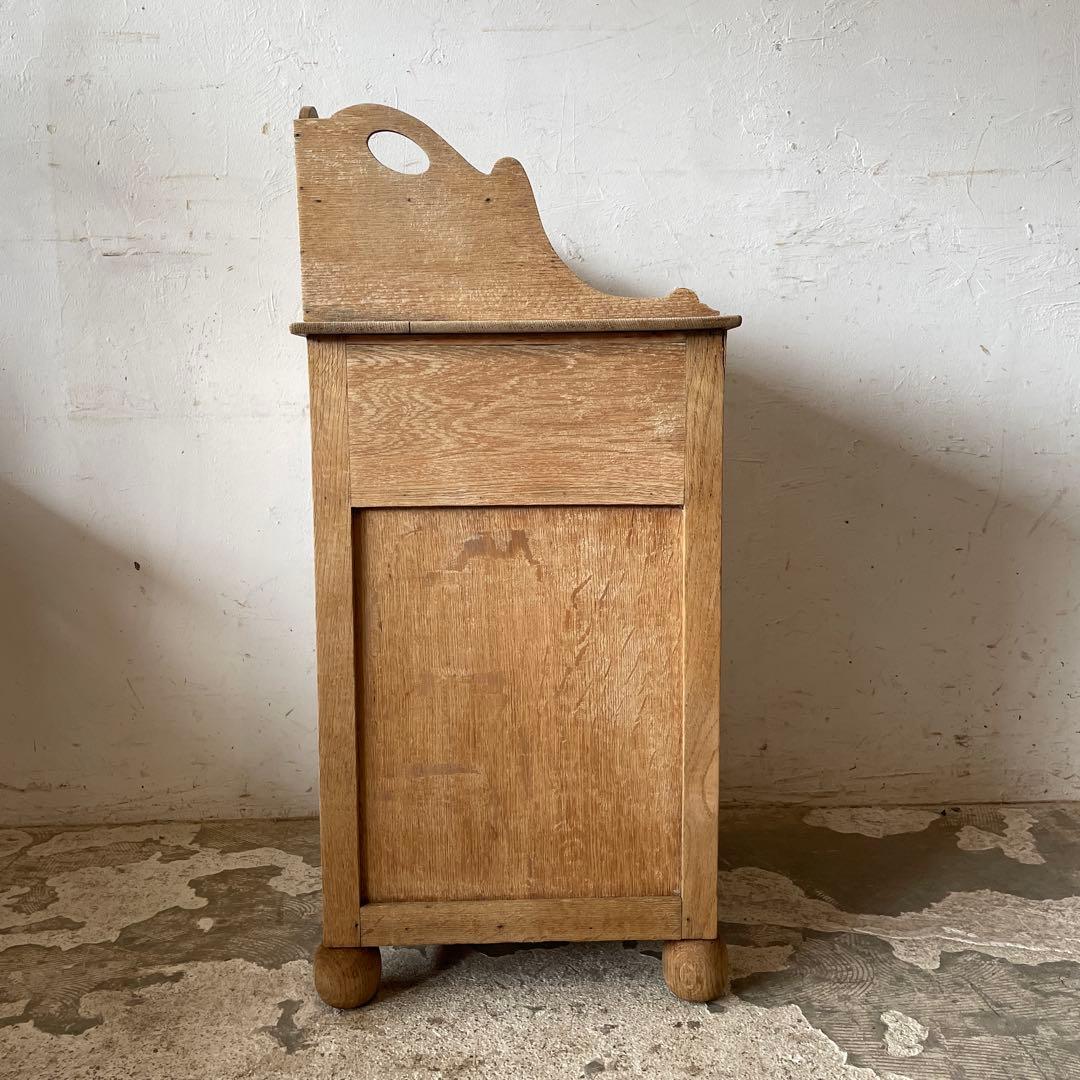 ビンテージ ドロワーサイドテーブル ドロワーベッドサイドテーブル　剥離