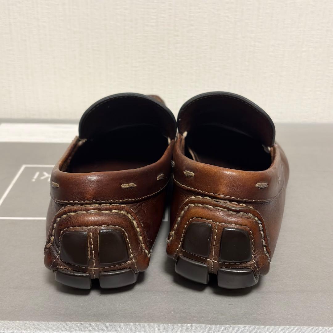 PRADA ドライビングシューズ ブラウン 24.5cm(6 1/2)
