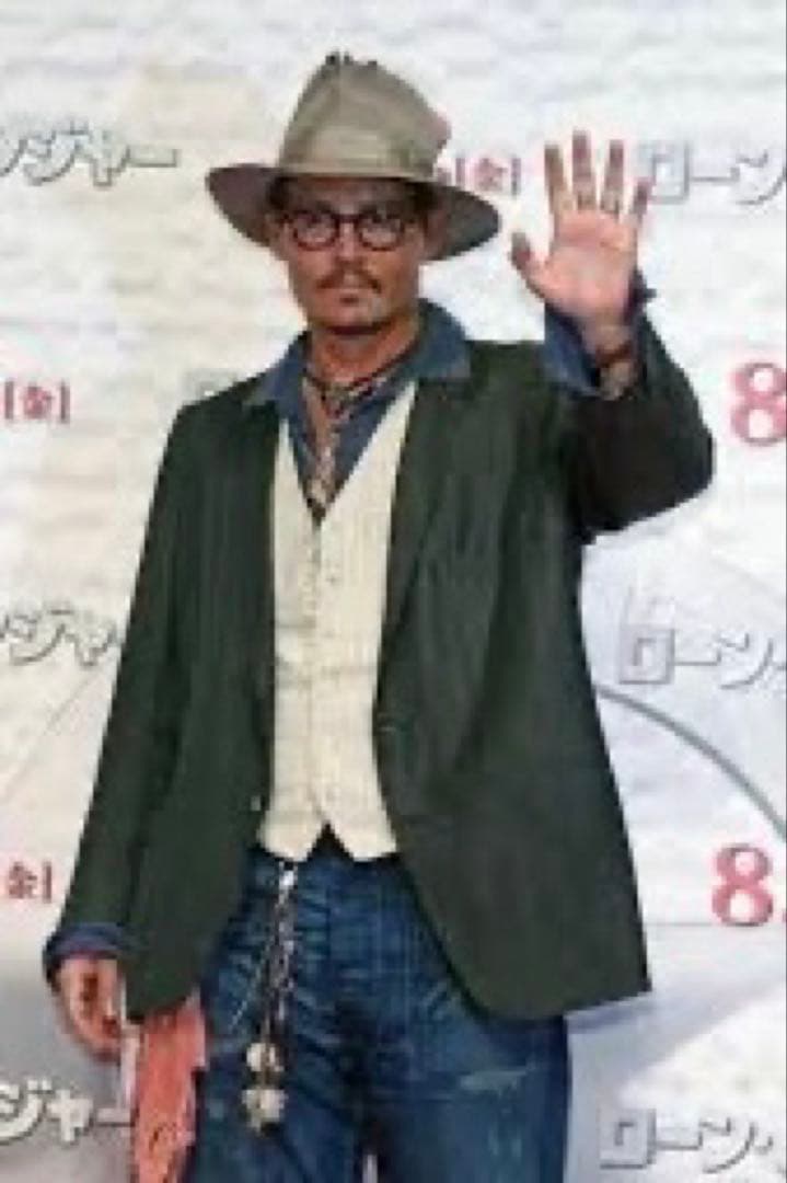 フランス ヴィンテージ ジレ ジョニーデップ‼︎