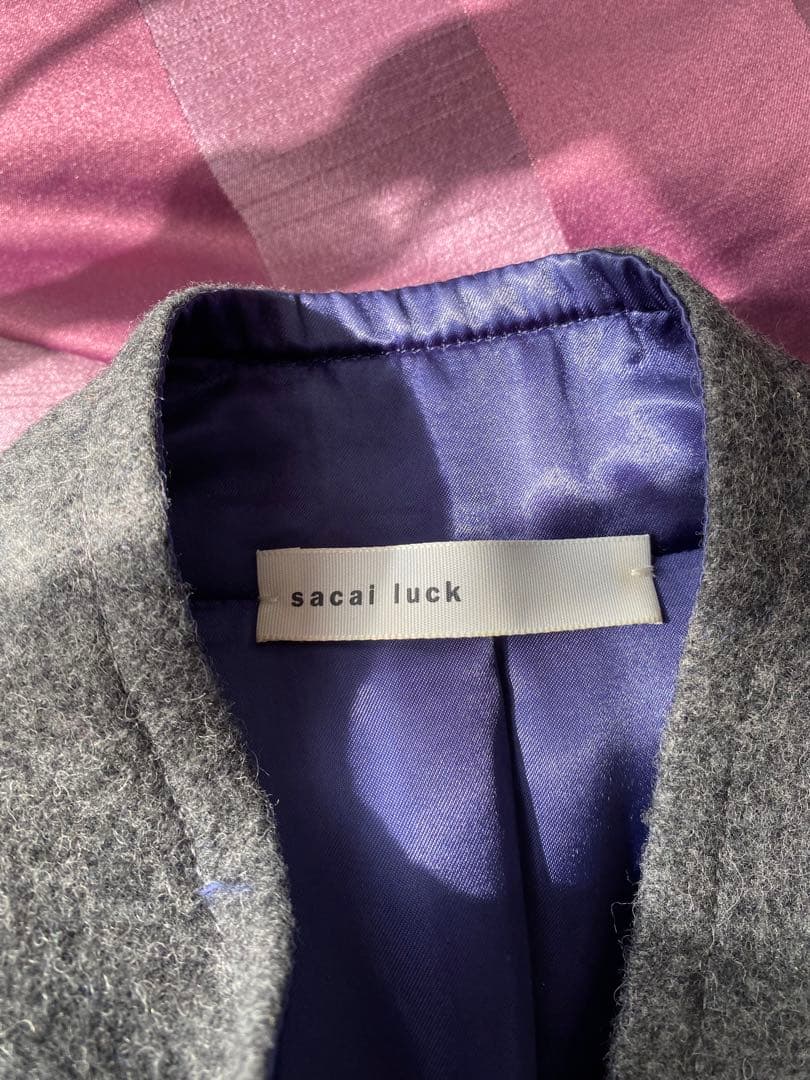sacai luck ニットブルゾン