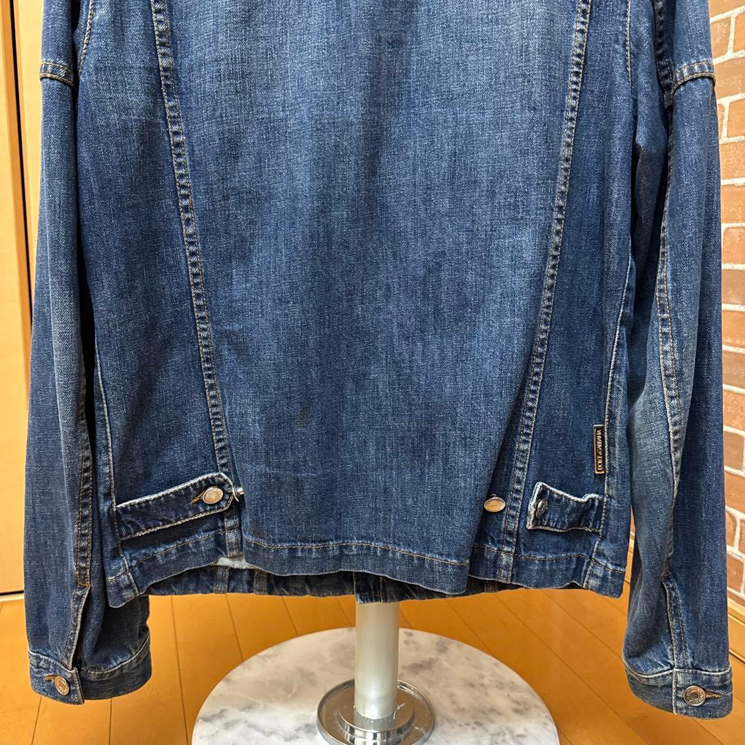 DOLCE&GABBANA デニムジャケット ジップアップ
