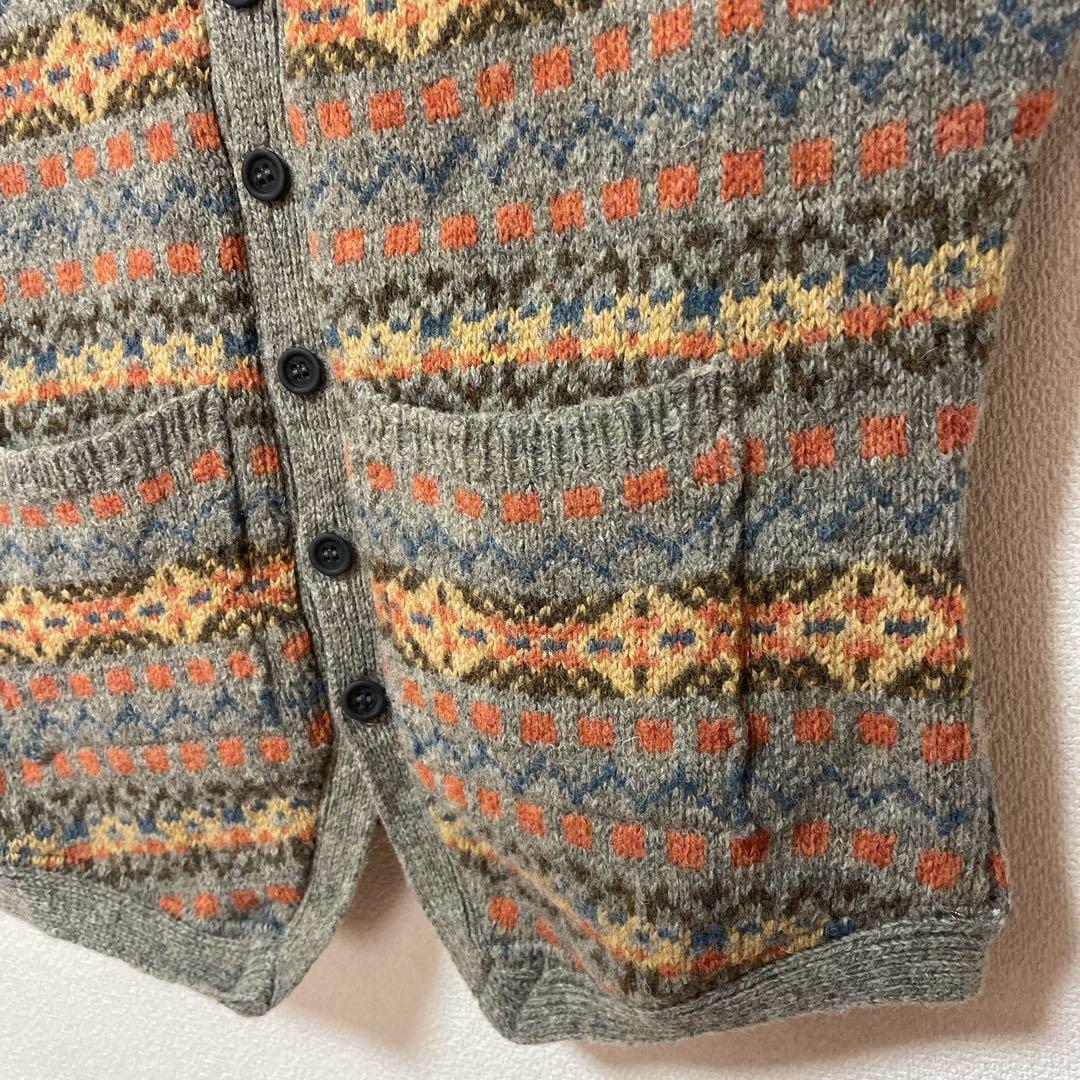 Nigel Cabourn フェアアイル ニットベスト スコットランド製