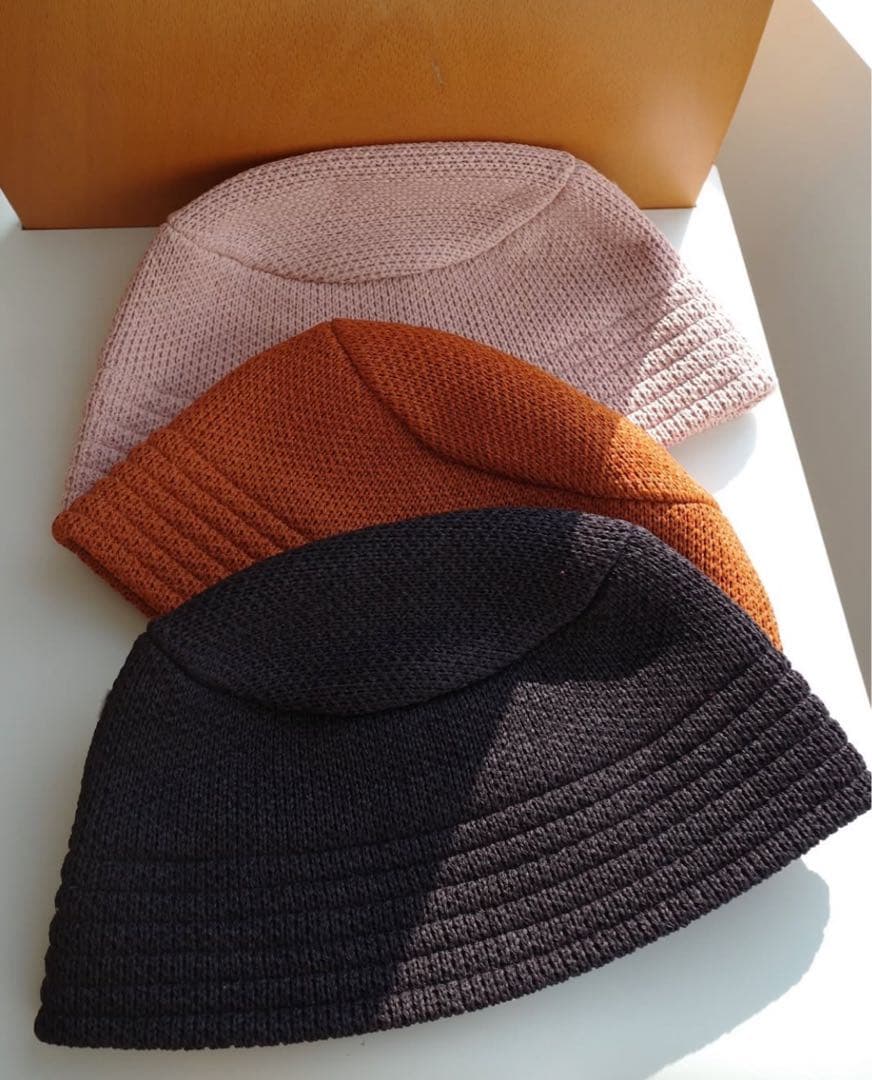 帽子 NOROLL WASHI BUCKET HAT DARKEST BROWN