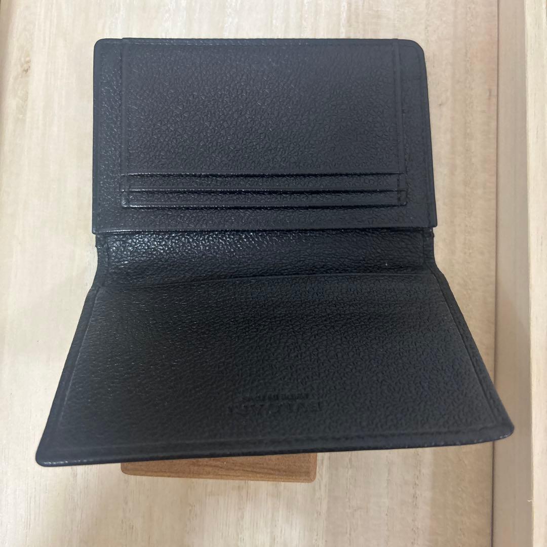 BVLGARI 黒 レザー 名刺入れ　ブルガリ