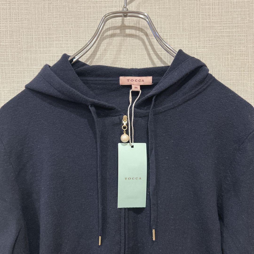 TOCCA トッカ【洗える】ＰＥＡＲＬ　ＨＯＯＤＩＥフーディー　パール パーカー