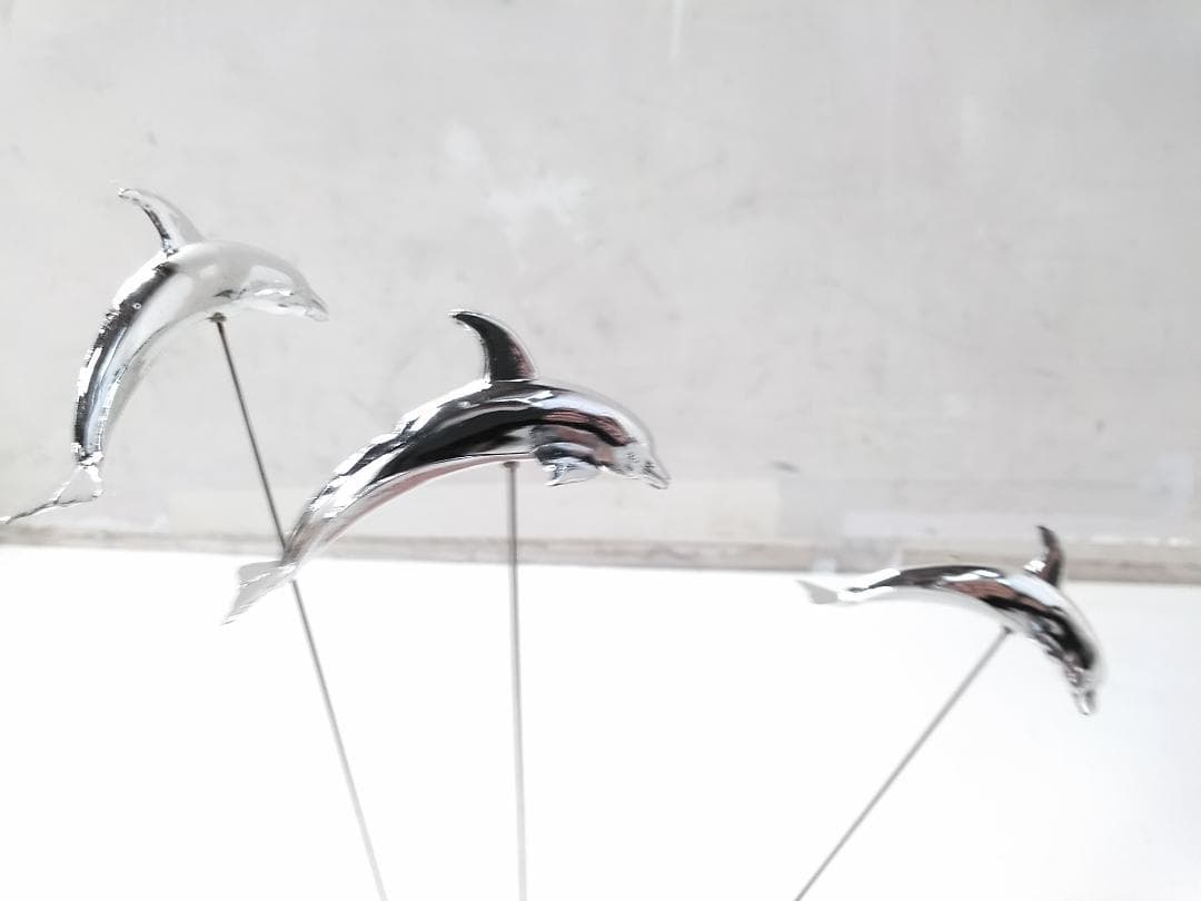 キネティックアート ISHIGURO製 イルカ ドルフィン 2個セット◆