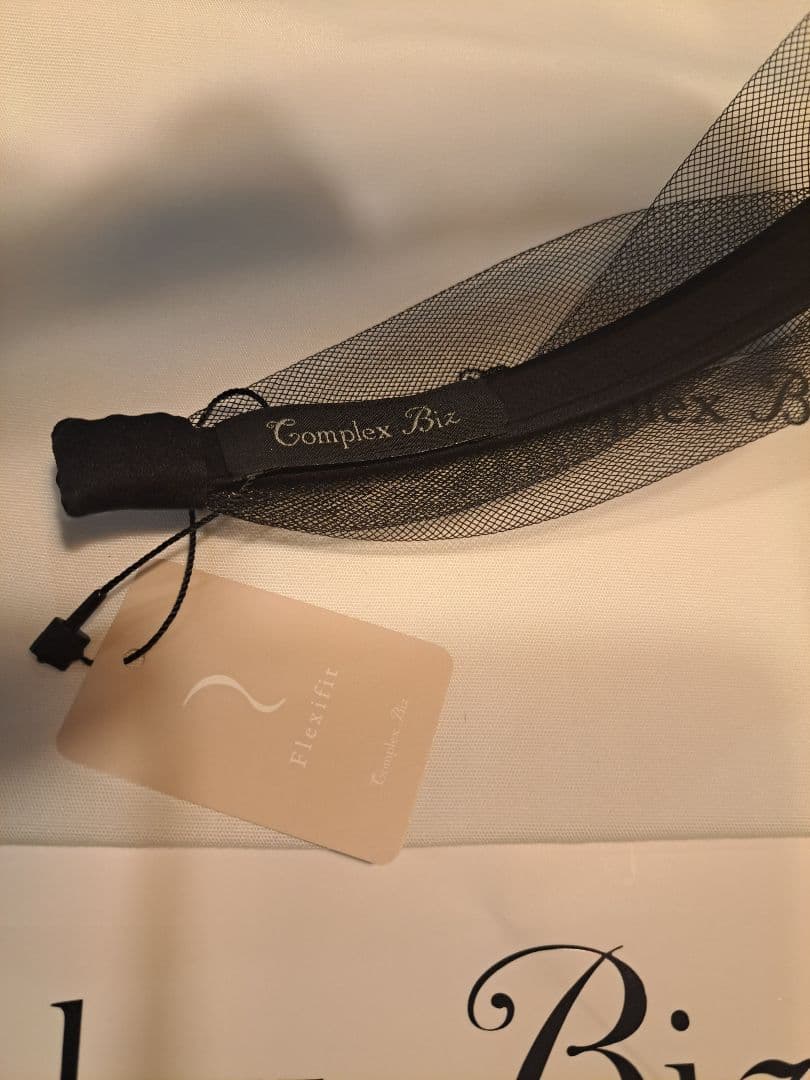 コンプレックスビズ　バリアスシェイプリーヘアバンドブラック