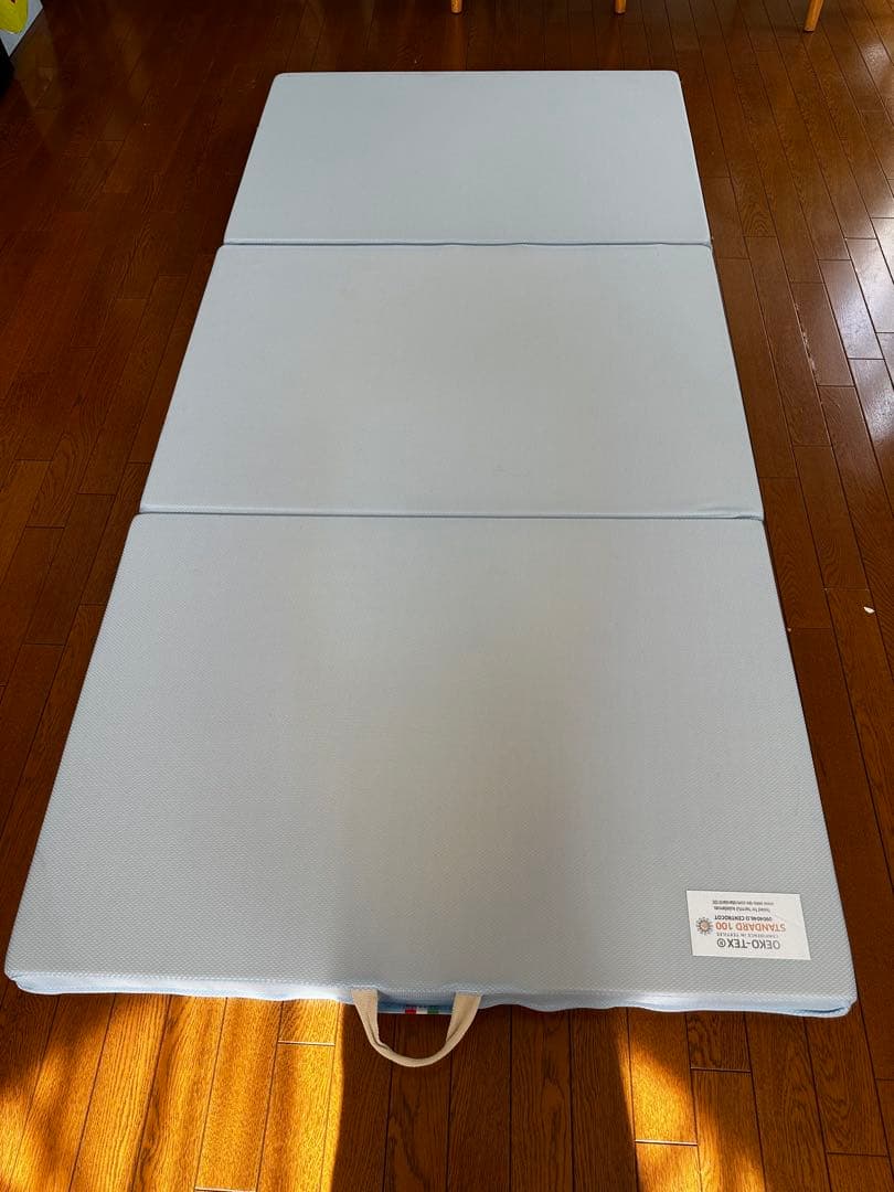 マニフレックス：メッシュ・ウィング 三つ折りマットレス シングル ミッドブルー