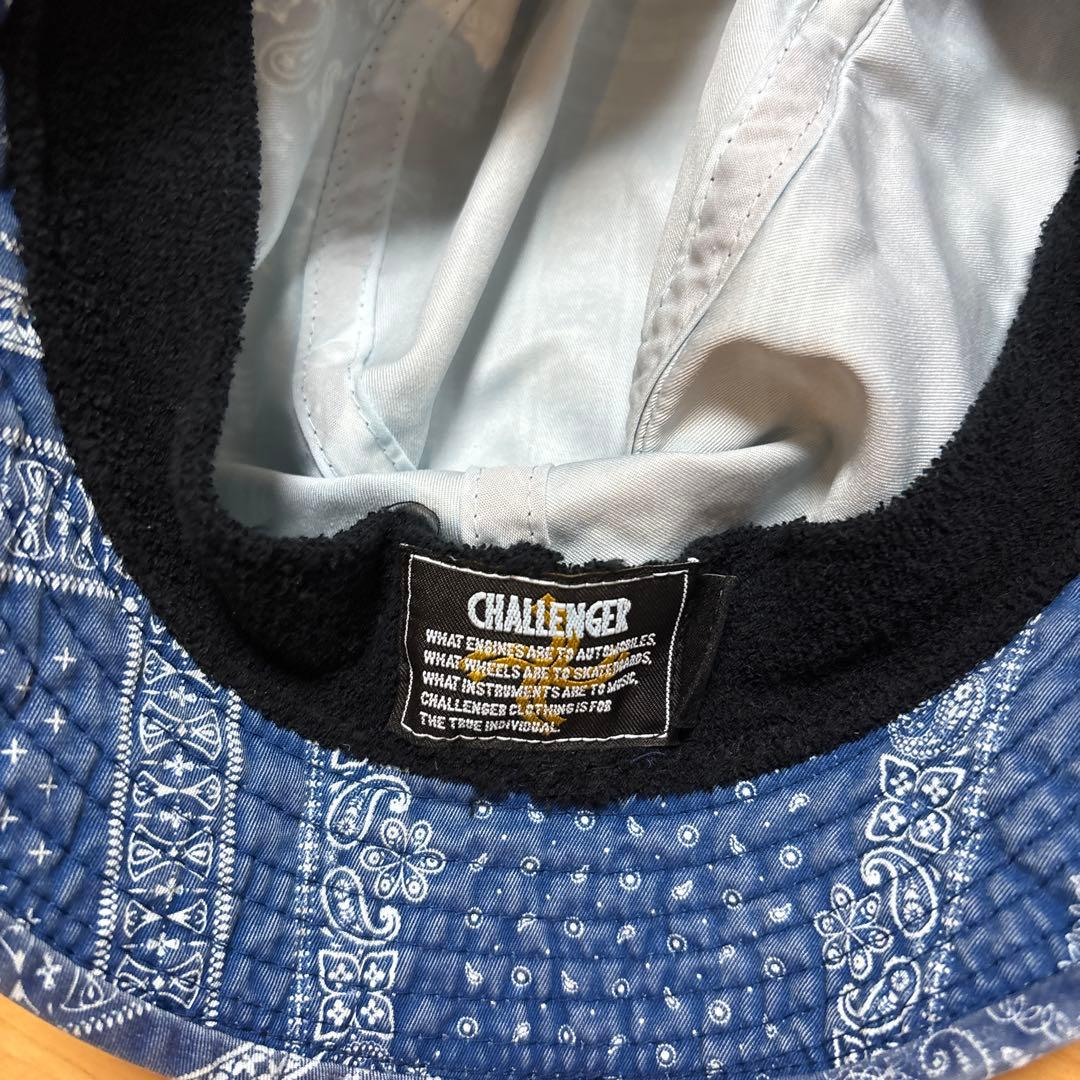 CHALLENGER バンダナ柄 バケットハット