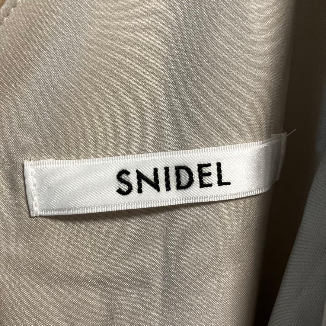 SNIDEL ペイントフラワープリントワンピース ミント 1
