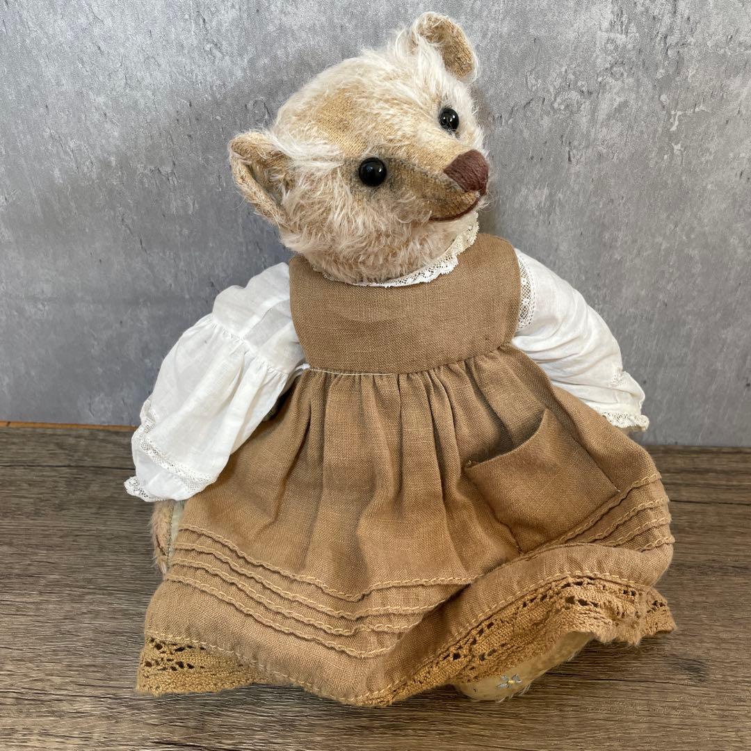 海外 アーティスト テディベア フォーゲットミーノット　 約28cm