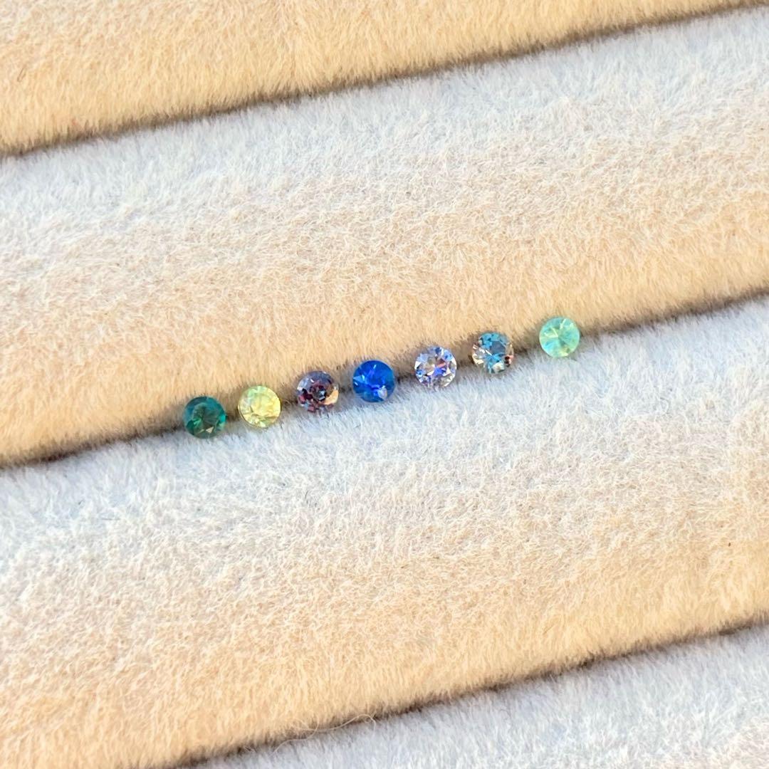 天然石　希少石　希少石リング　パライバトルマリン　アレキサンドライト　アウイ