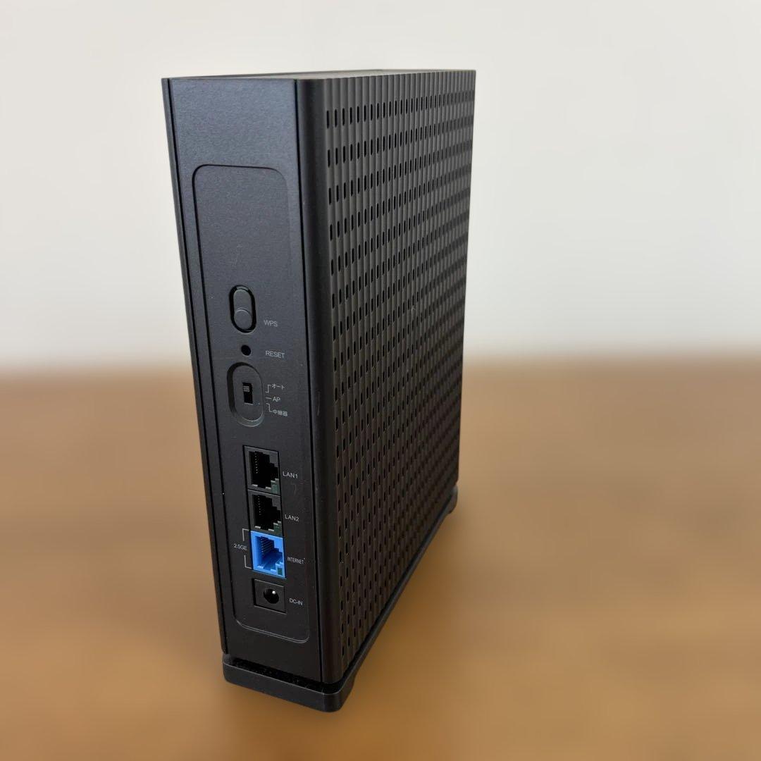 ELECOM Wi-Fiルーター Wi-Fi 7 WRC-BE36QSD-B