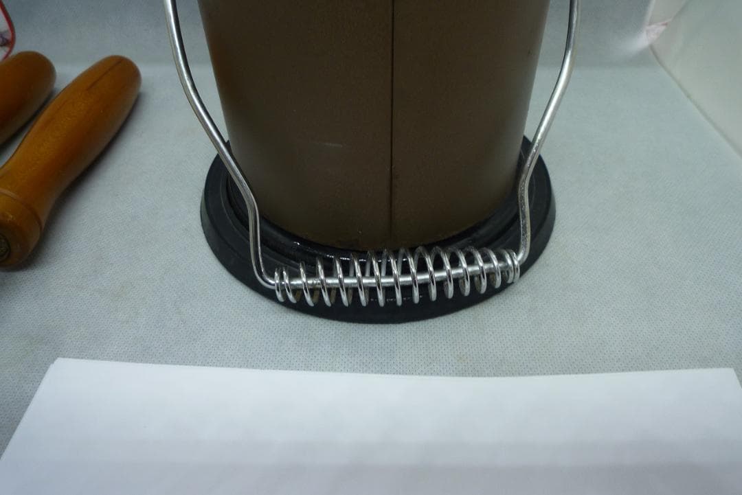 ⑥タキイ和裁電化鏝　ランプ付　和裁こて 和裁コテ　タキイ製　鏝２本付