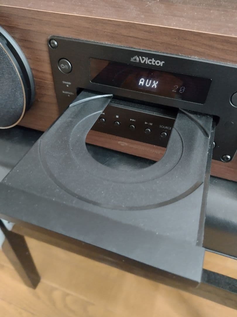 ビクター EX-D6 ウッドコーン CD FM BT USB リモコン 23年