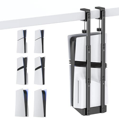 【PS5 Pro/PS5 Slim/旧型PS5対応】PS5デスク下ホルダー 新m