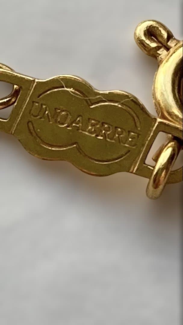 UNOAERRE K18 750 ネックレス