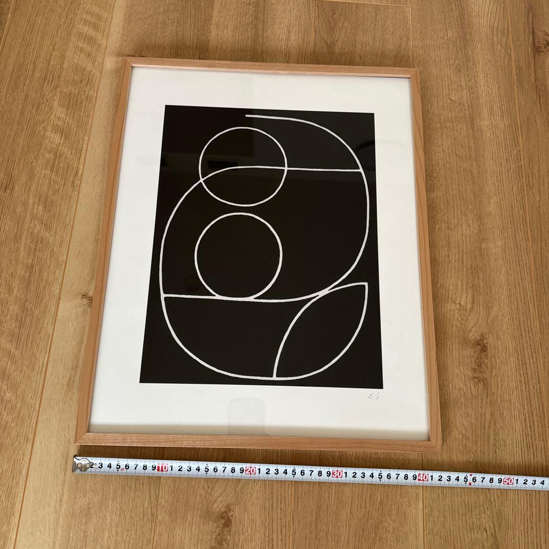 アートポスター 額入り 北欧 デザイナー インテリア 額装